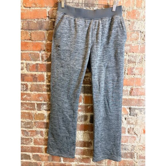 UNDER ARMOUR • COLD GEAR • Heather Gray Loose Fit Jogger Sweat Pants • Size Smal - Picture 1 of 9